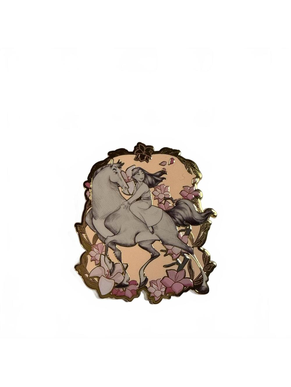 Disney Loungefly Mulan & Khan Pin Princess Horse Horses Series Monogram G9